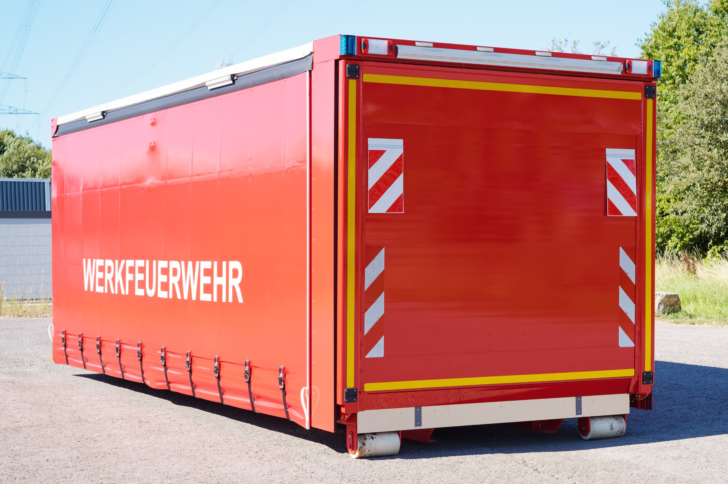 Abrollbehälter AB Logistik, Werkfeuerwehr Infratec Meindl Fahrzeugbau GmbH