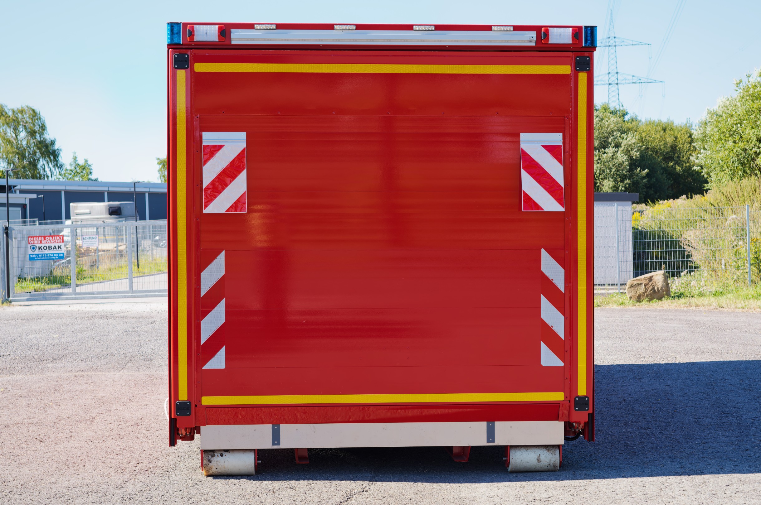 Abrollbehälter AB Logistik, Werkfeuerwehr Infratec Meindl Fahrzeugbau GmbH