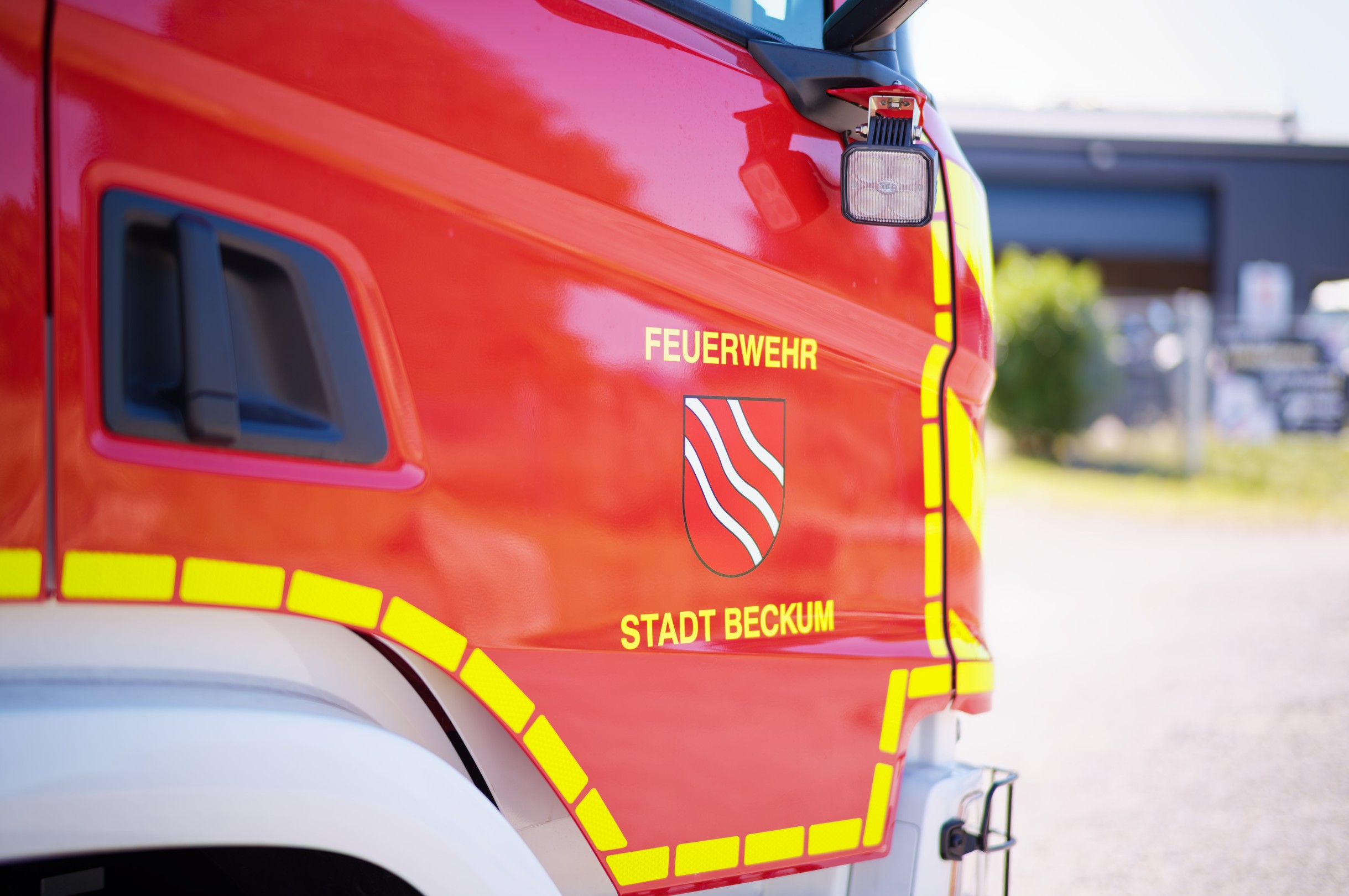 Wechsellader WLF FW Beckum Meindl Fahrzeugbau GmbH Feuerwehr Scania