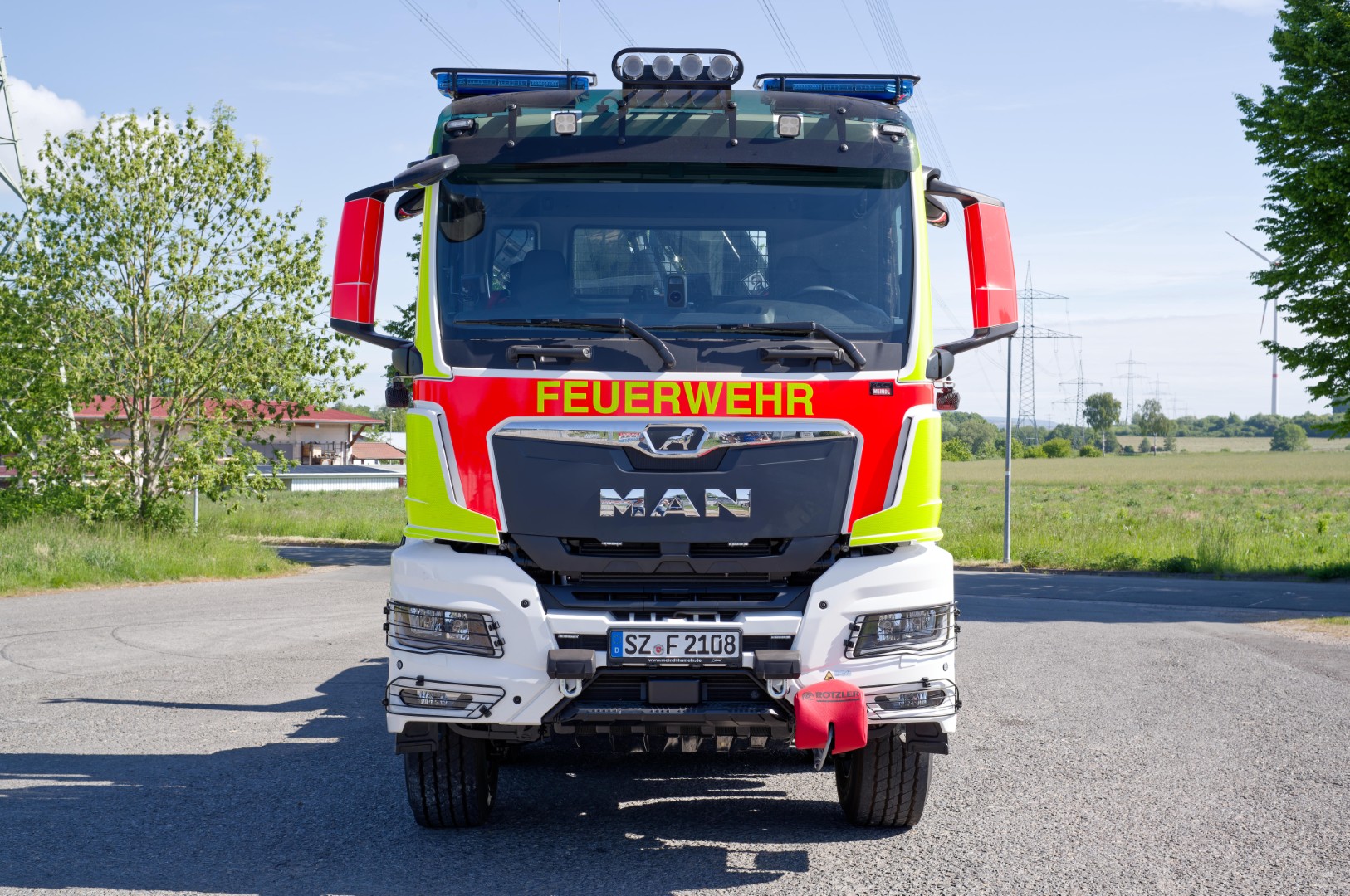 Feuerwehrfahrzeug LKW Wechsllader WLF 32/6900, FW Salzgitter Rotzler Abrollkipper Meiller MEINDL Fahrzeugbau