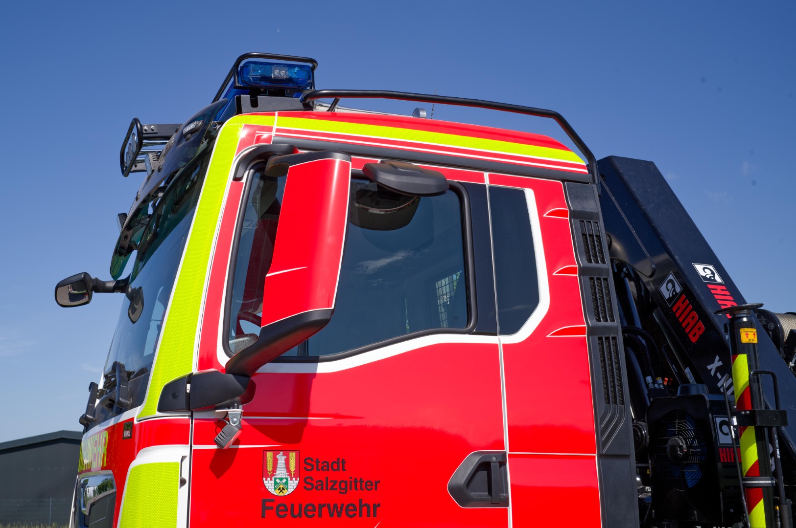 Feuerwehrfahrzeug LKW Wechsllader WLF 32/6900, FW Salzgitter Rotzler Abrollkipper Meiller MEINDL Fahrzeugbau