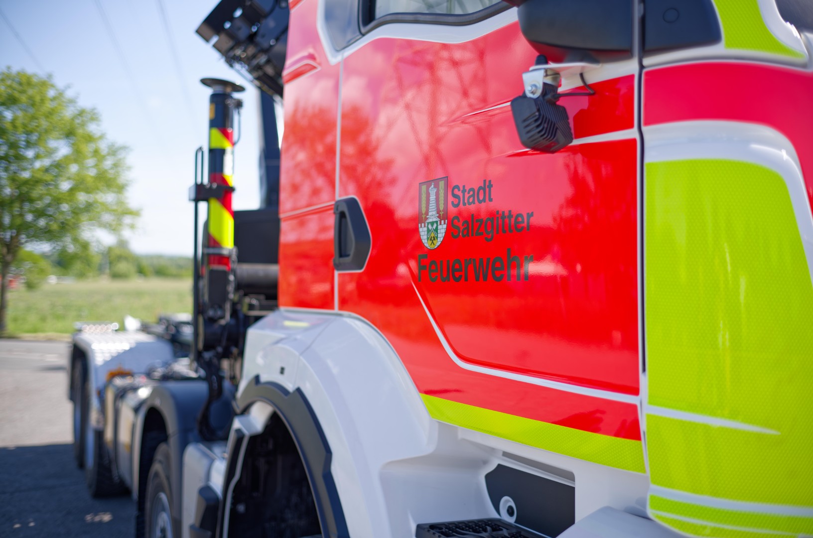 Feuerwehrfahrzeug LKW Wechsllader WLF 32/6900, FW Salzgitter Rotzler Abrollkipper Meiller MEINDL Fahrzeugbau