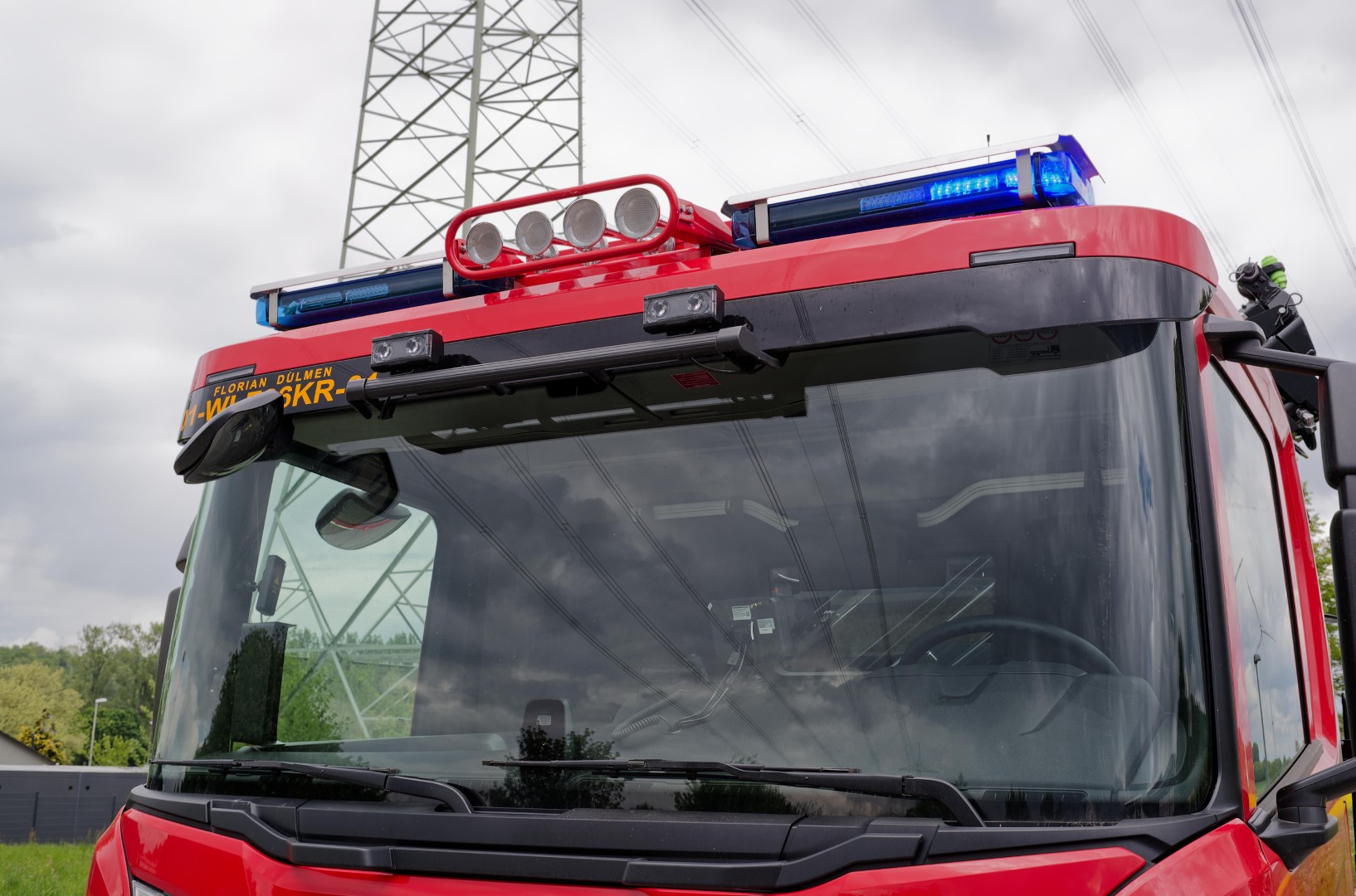 WLF-Kran Wechsellader Kran Feuerwehr Dülmen Hiab 232 HiPRO Wechsellader, Fahrzeug DIN 14505 - WLF-Kran - 26/6900 - 1570
