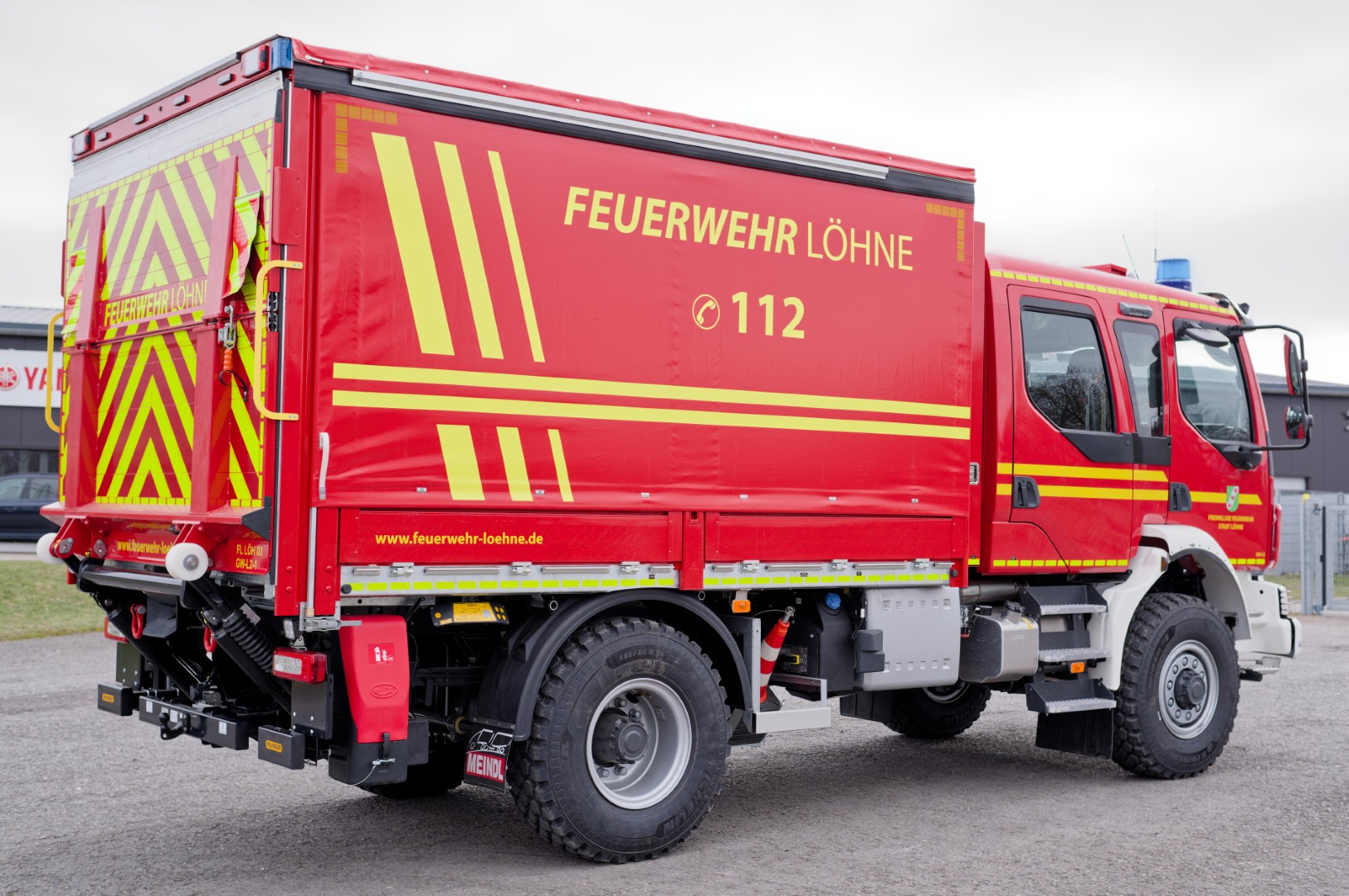Gerätewagen Logistik 2 GW-L2 Feuerwehr Löhne Meindl Fahrzeugbau GmbH Volvo Wesle