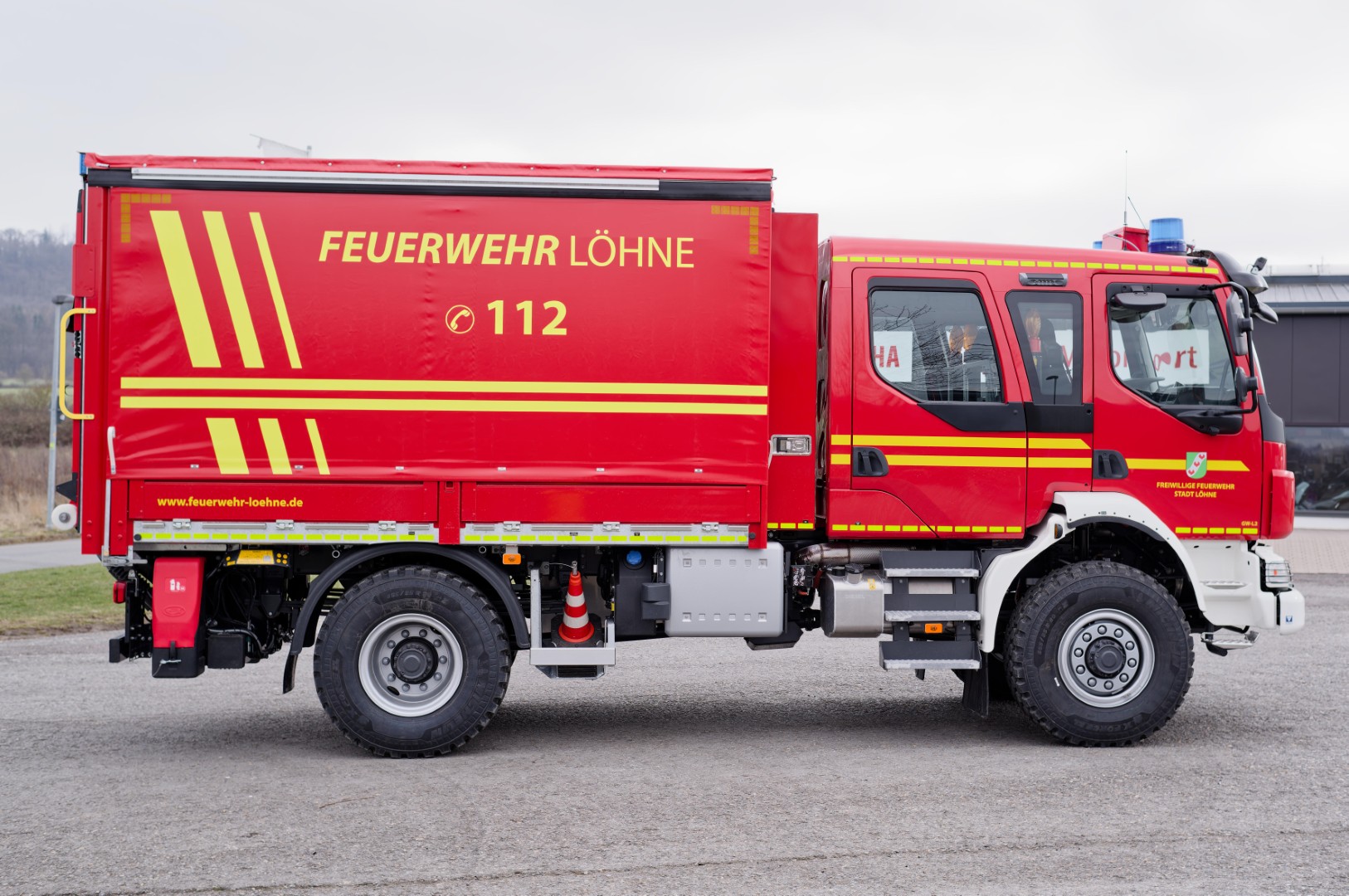 Gerätewagen Logistik 2 GW-L2 Feuerwehr Löhne Meindl Fahrzeugbau GmbH Volvo Wesle