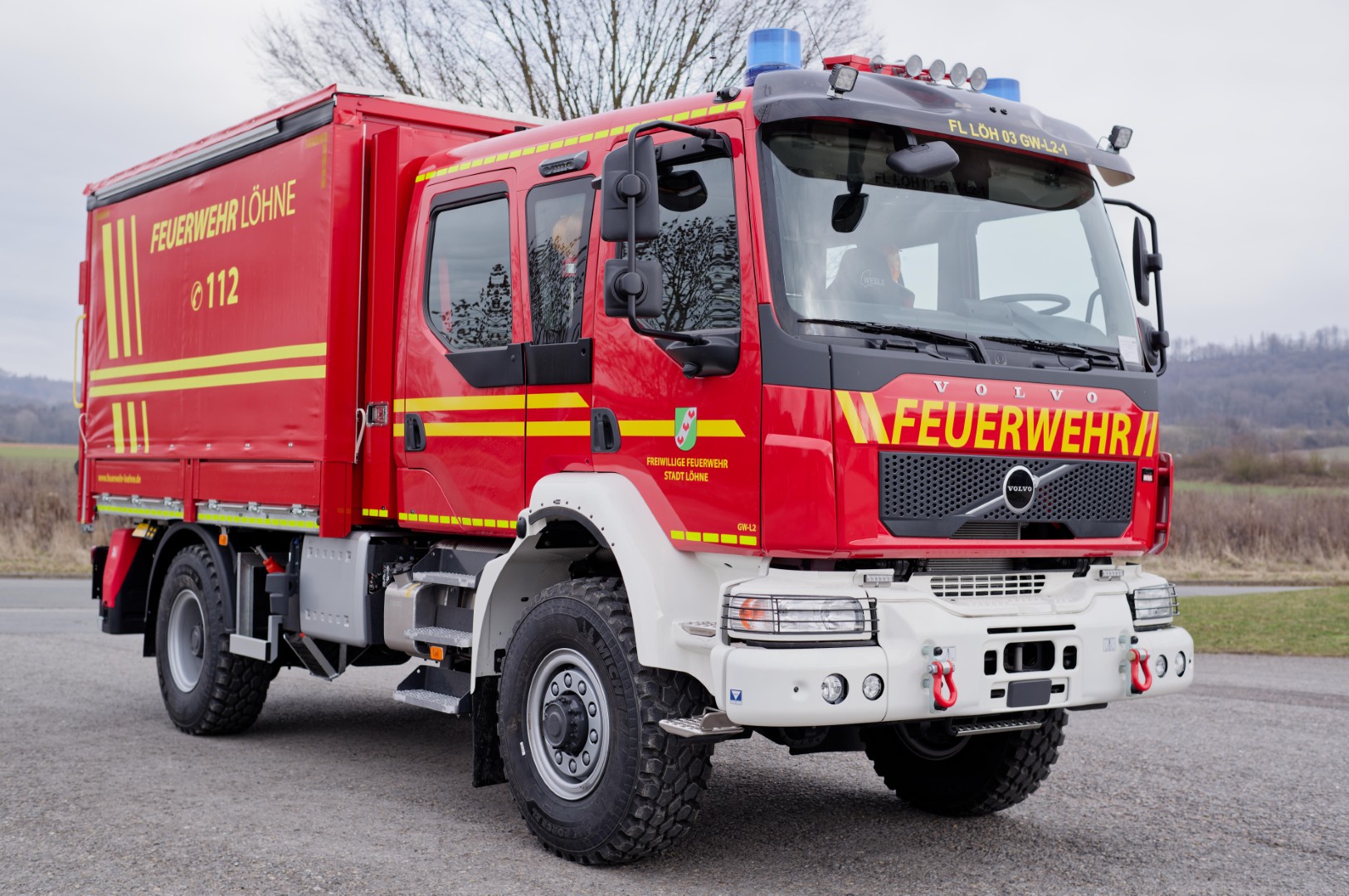 Gerätewagen Logistik 2 GW-L2 Feuerwehr Löhne Meindl Fahrzeugbau GmbH Volvo Wesle