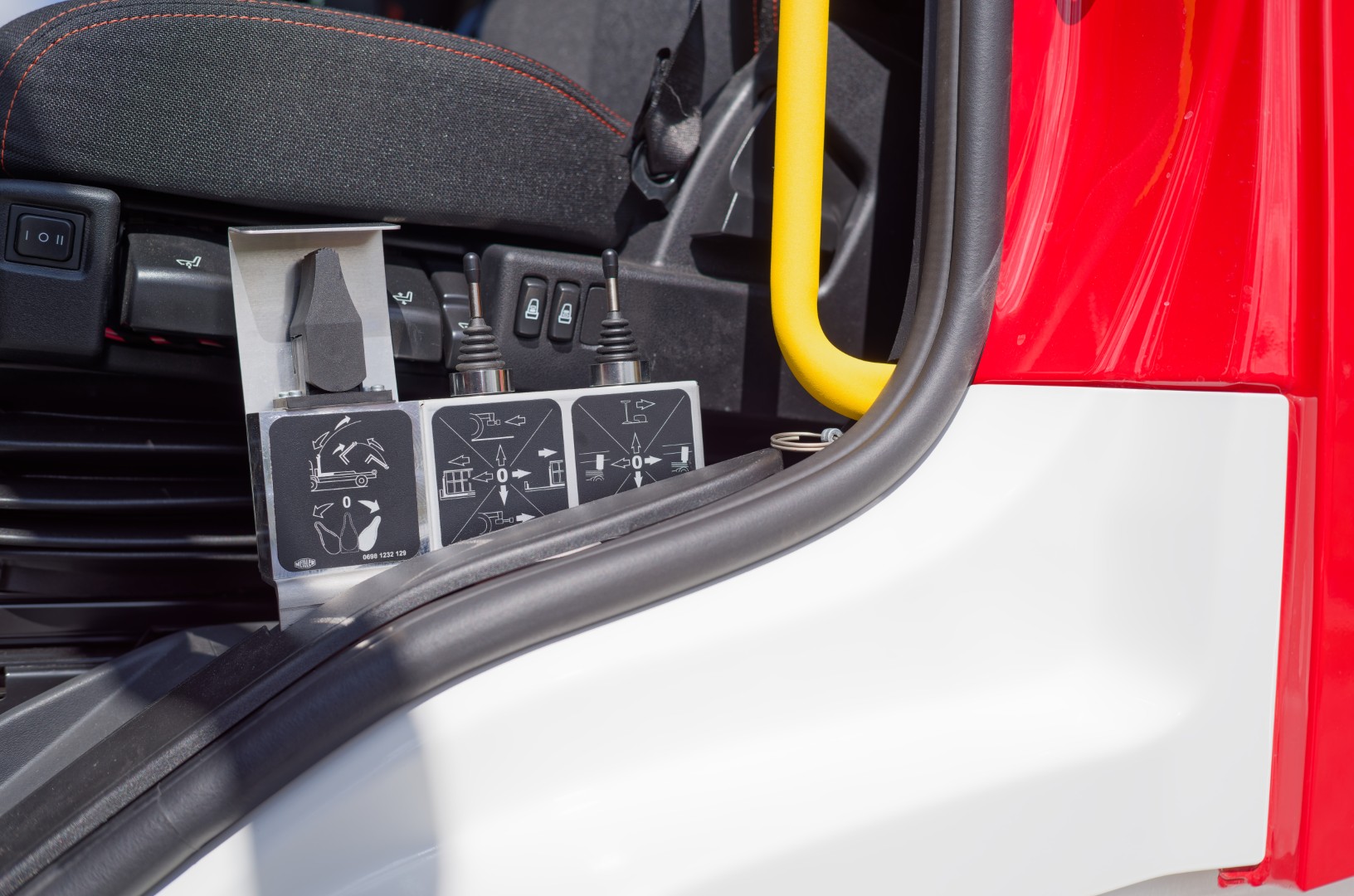 SCANIA Feuerwehrfahrzeug LKW Wechsellader WLF 26/6900, Feuerwehr Oelde Abrollkipper Meiller MEINDL Fahrzeugbau