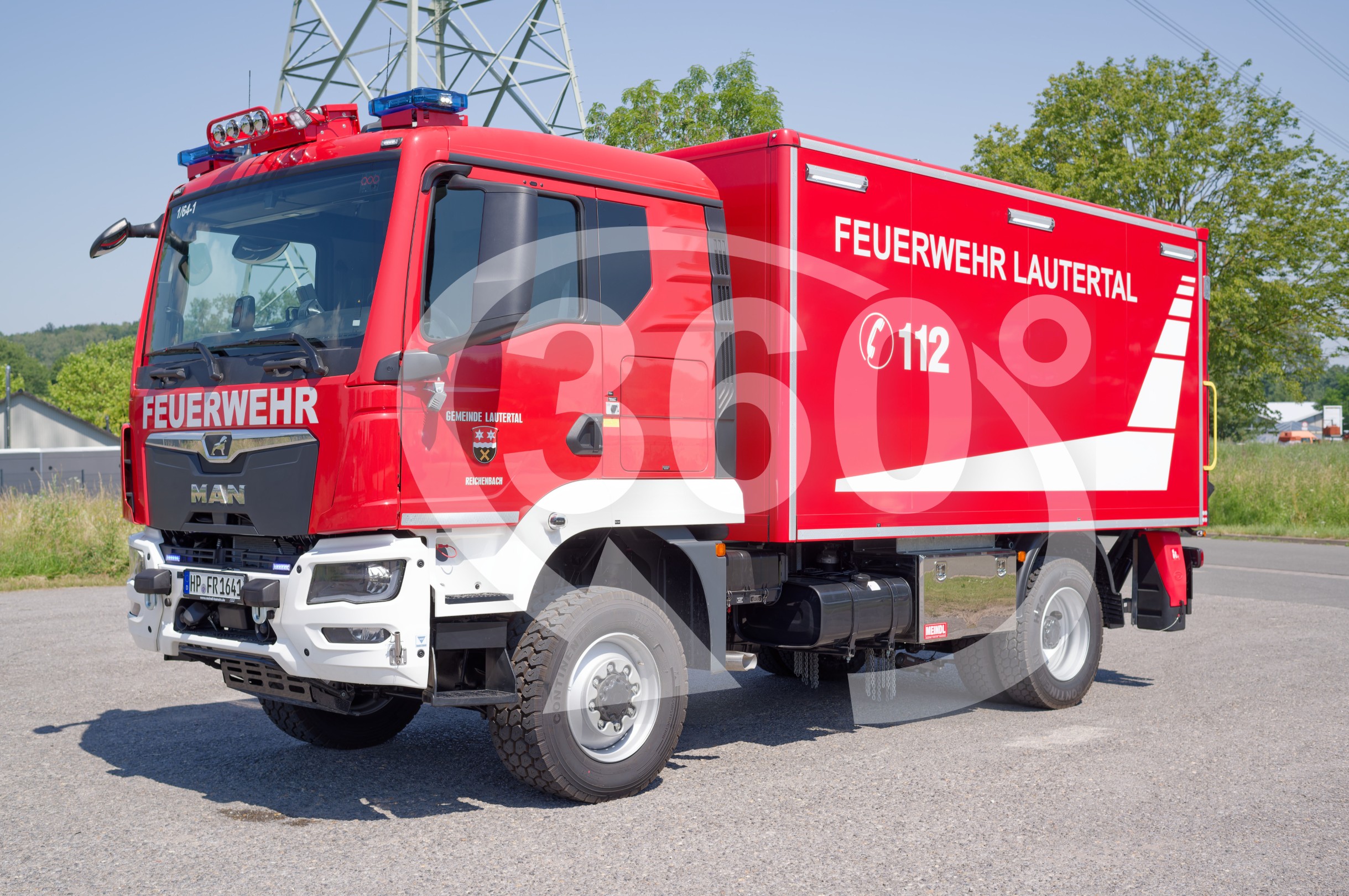 MEINDL GW-L1 Gerätewagen Feuerwehr Lautertal Reichenbach MAN Kofferaufbau Ladebordwand Palfinger Hänsch DBS850 Sputnik Flat