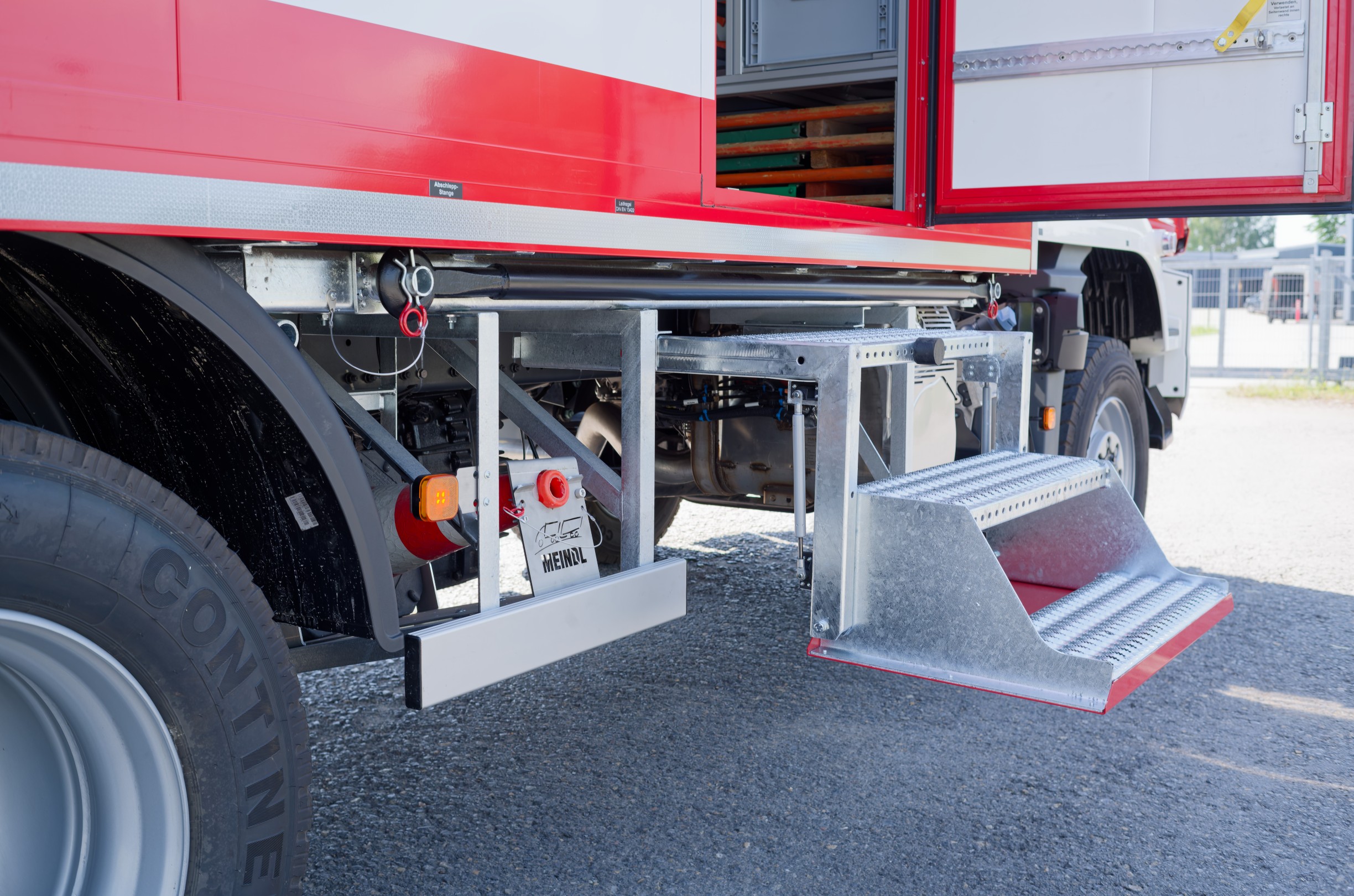 MEINDL GW-L1 Gerätewagen Feuerwehr Lautertal Reichenbach MAN Kofferaufbau Ladebordwand Palfinger Hänsch DBS850 Sputnik Flat