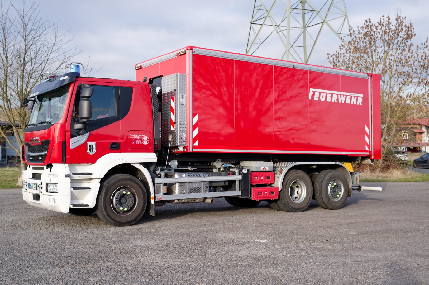 Abrollbehälter AB-Logistik Feuerwehr Datteln