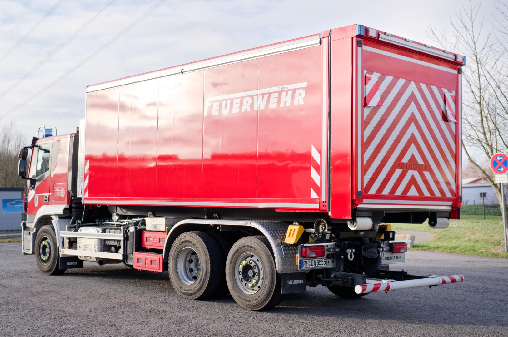 Abrollbehälter AB-Logistik Feuerwehr Datteln