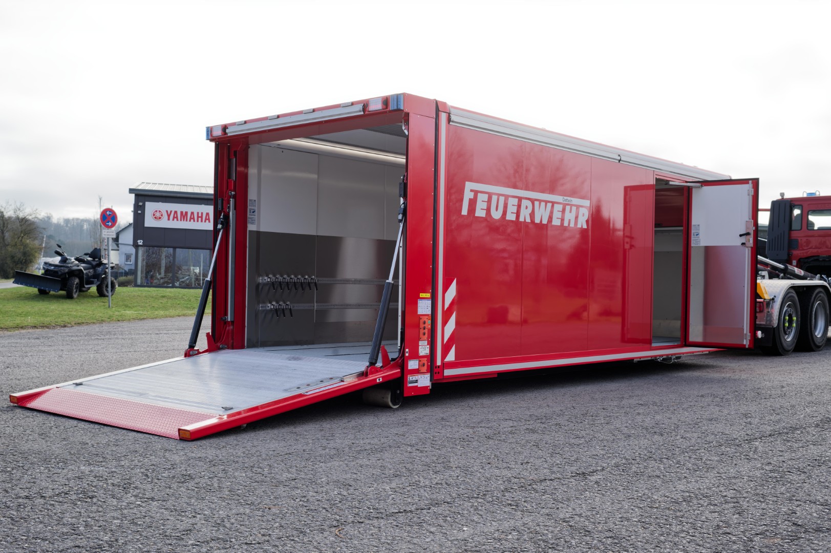 Abrollbehälter AB-Logistik Feuerwehr Datteln