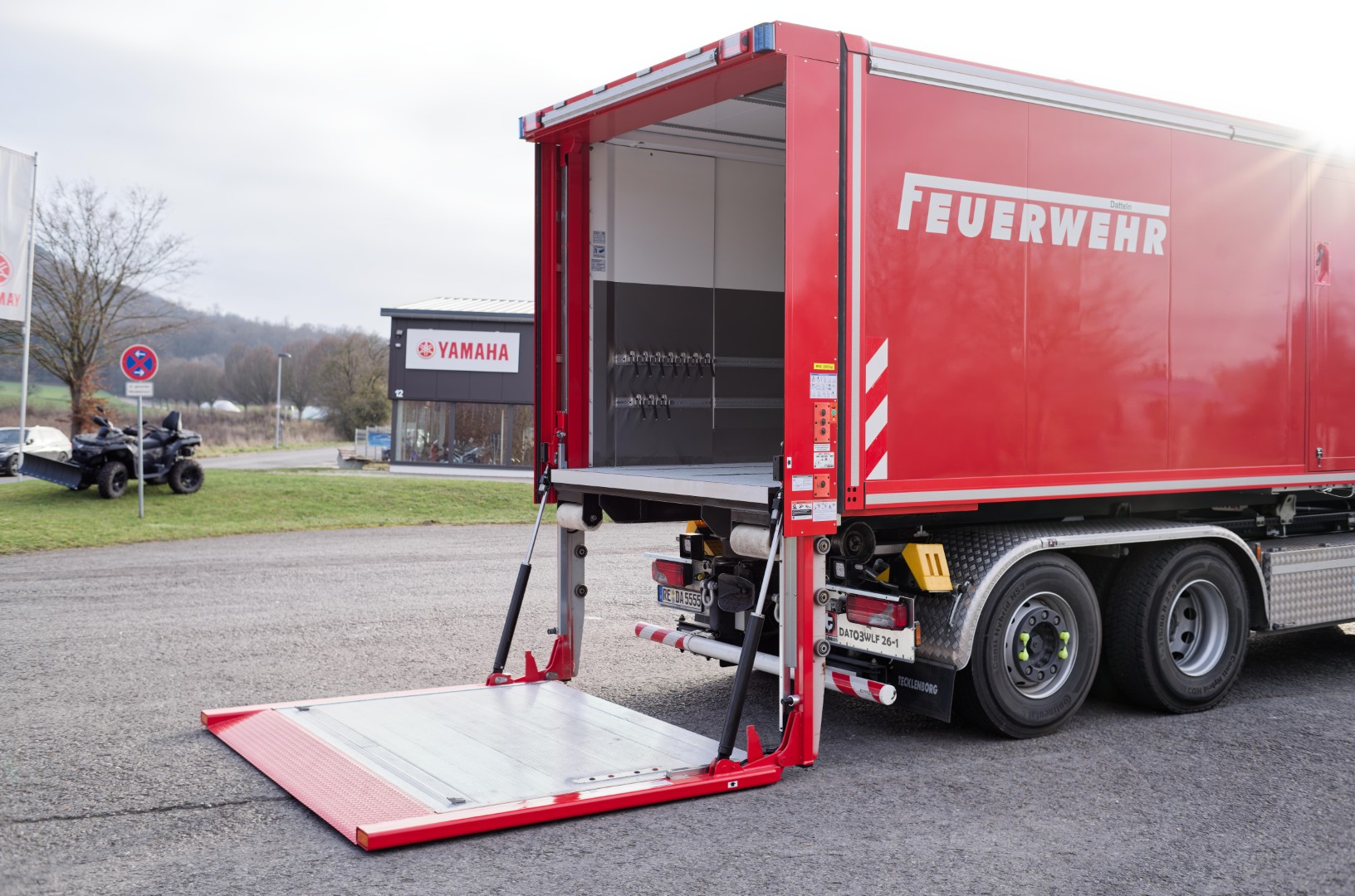 Abrollbehälter AB-Logistik Feuerwehr Datteln