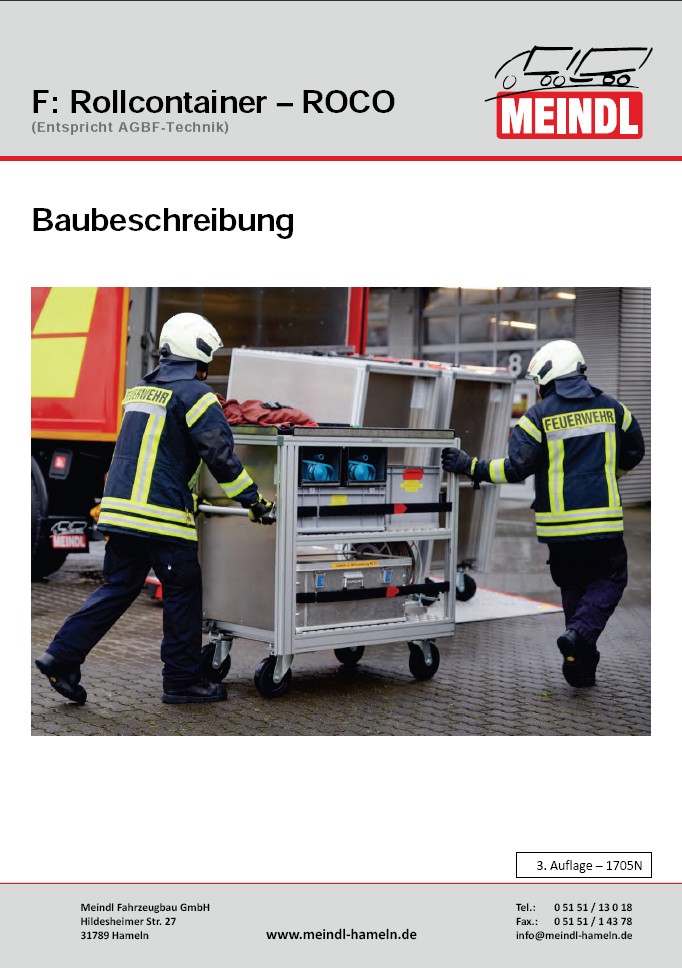 Rollcontainer Feuerwehr