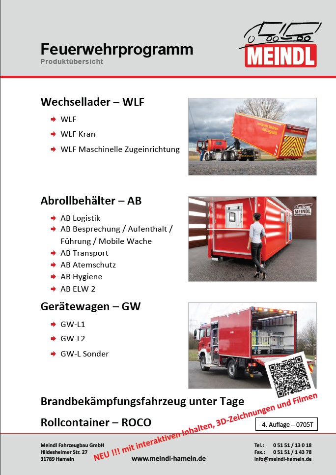 Meindl Feuerwehrprogramm