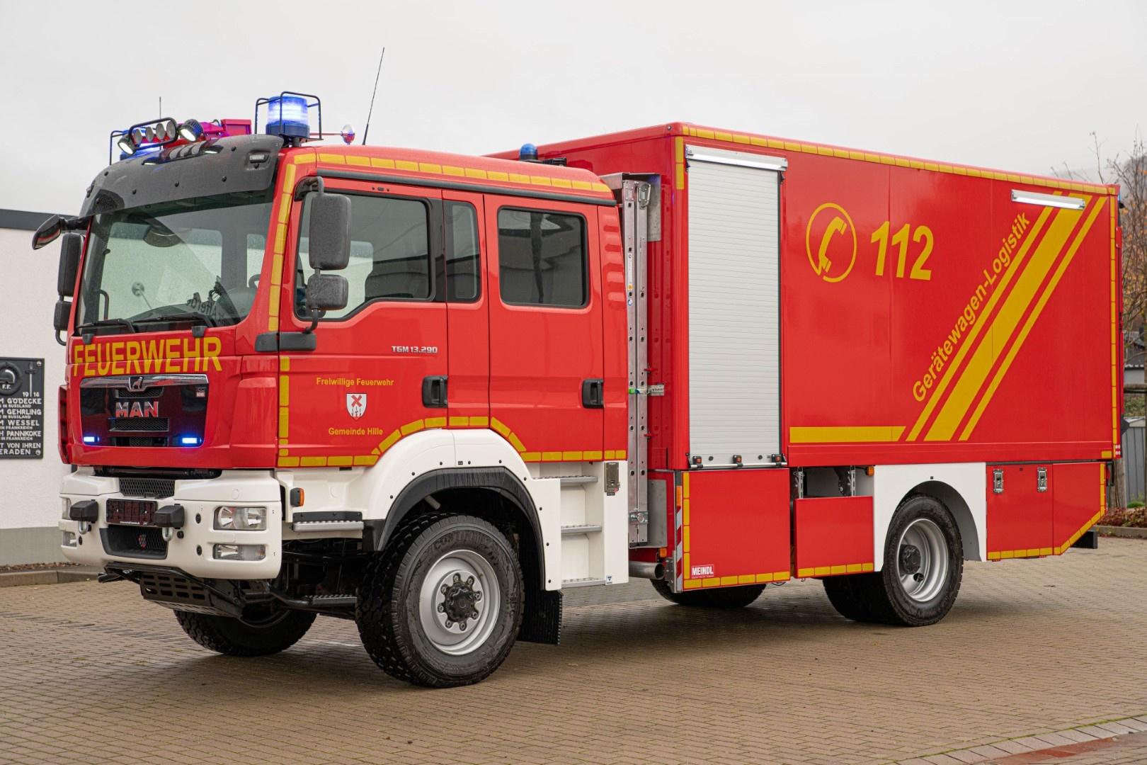 Gerätewagen Logistik Feuerwehr Hille GW-L2 DIN 14555-22