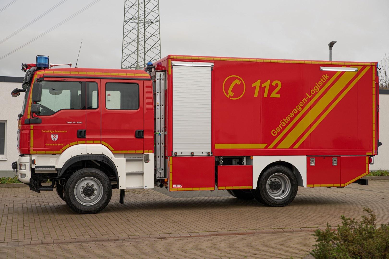 Gerätewagen Logistik Feuerwehr Hille GW-L2 DIN 14555-22