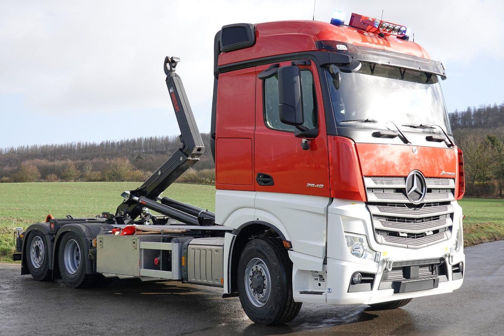 Wechsellader WLF Feuerwehr Würzburg Mercedes Actros 