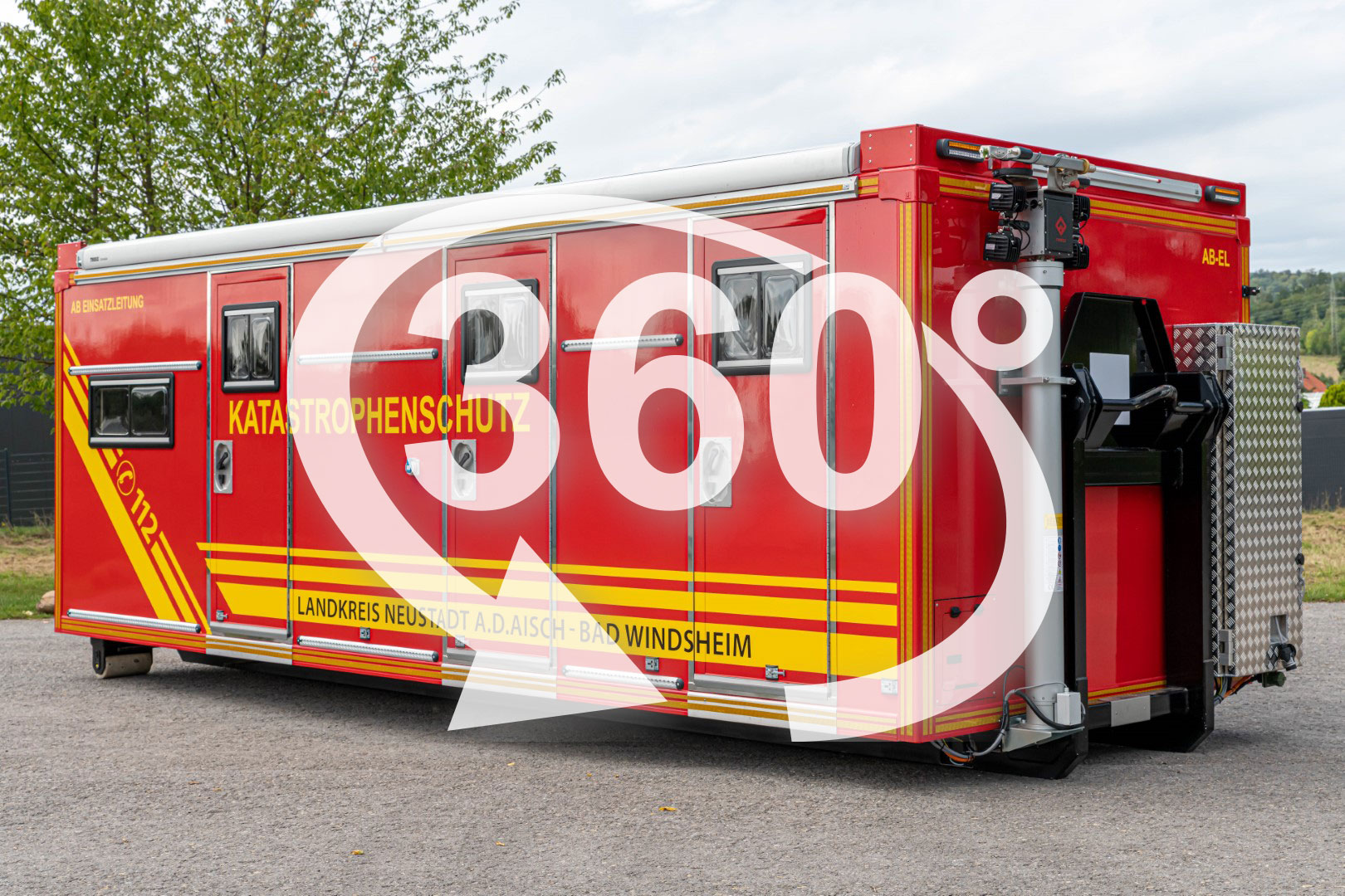 Abrollbehälter AB-Logistik Feuerwehr