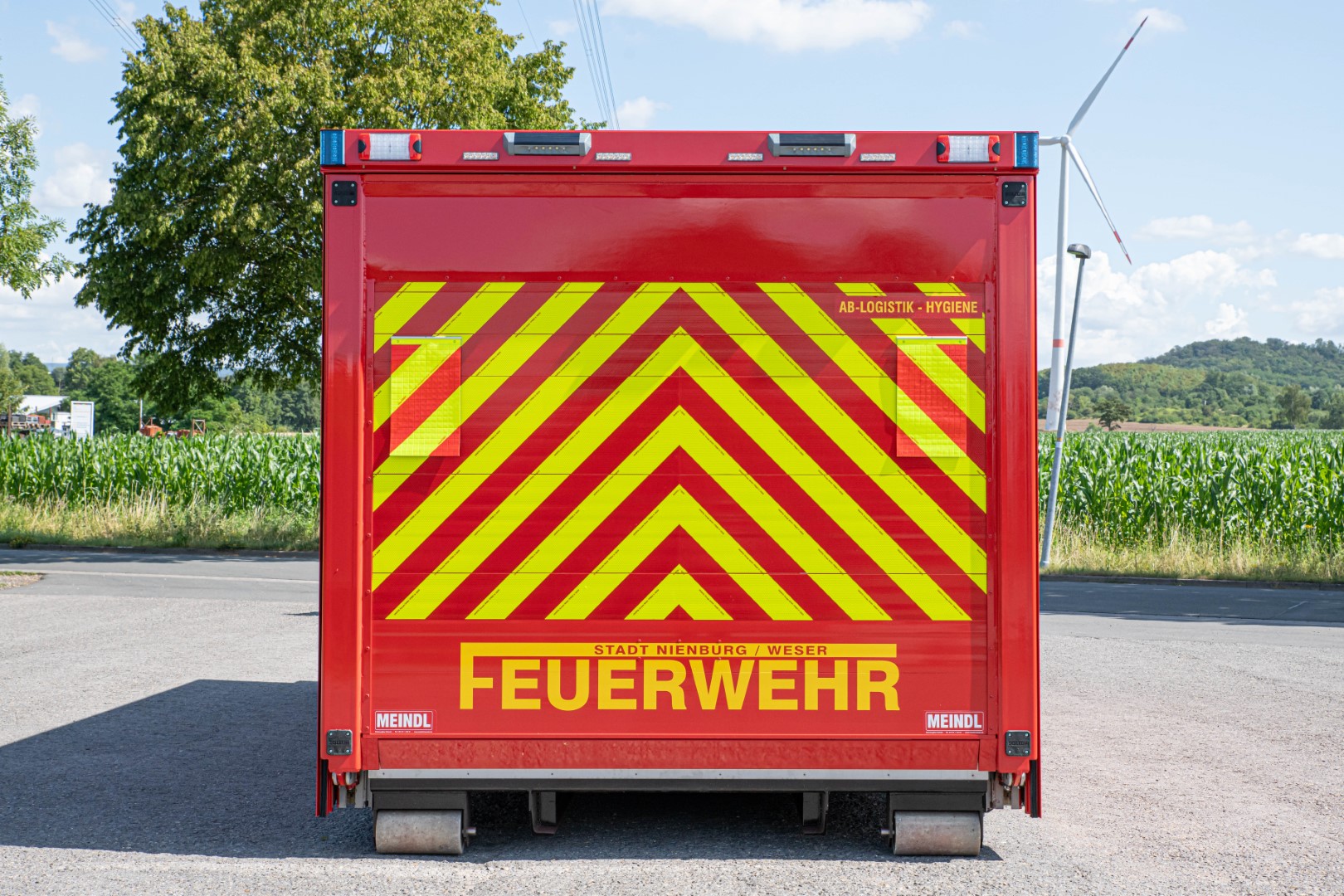 Abrollbehälter AB-Hygiene/ Logistik Feuerwehr Nienburg