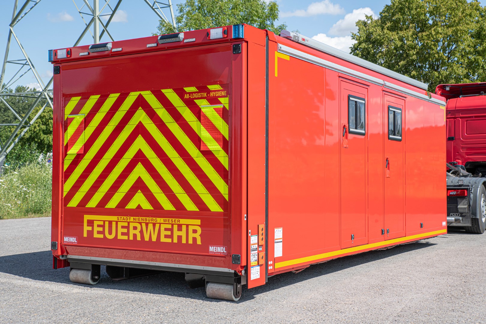 Abrollbehälter AB-Hygiene/ Logistik Feuerwehr Nienburg