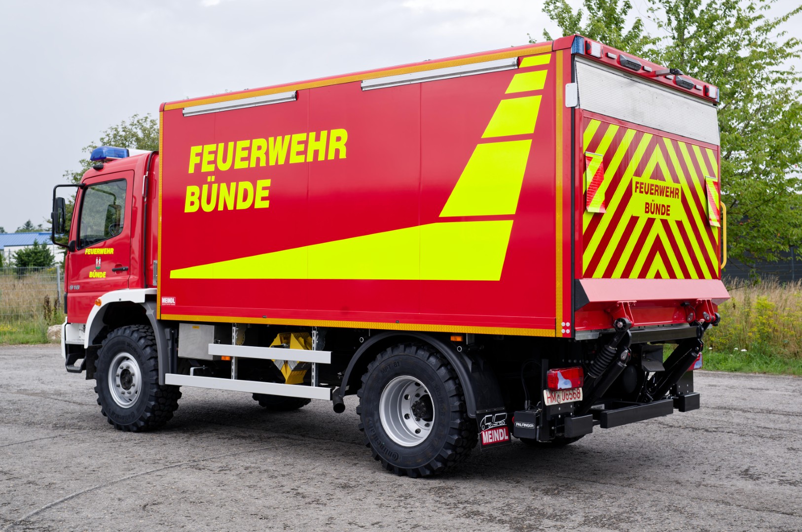 Feuerwehr Bünde Gerätewagen Logitstik 1 GWL1, Meindl Fahrzeugbau GmbH Hameln
