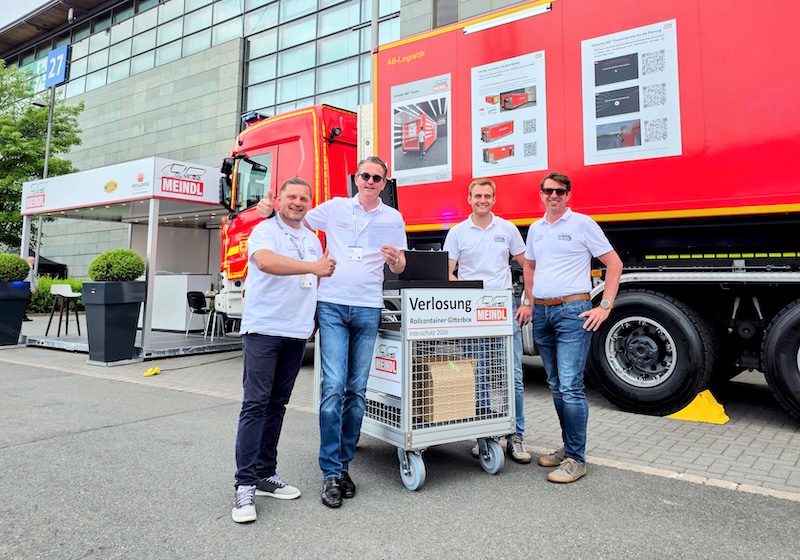 Interschutz 2026 Verlosung Rollcontainer Gewinner Feuerwehr Breidenbach