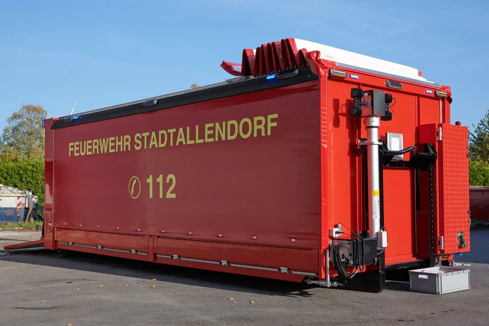Abrollbehälter AB-Logistik Feuerwehr Stadtallendorf