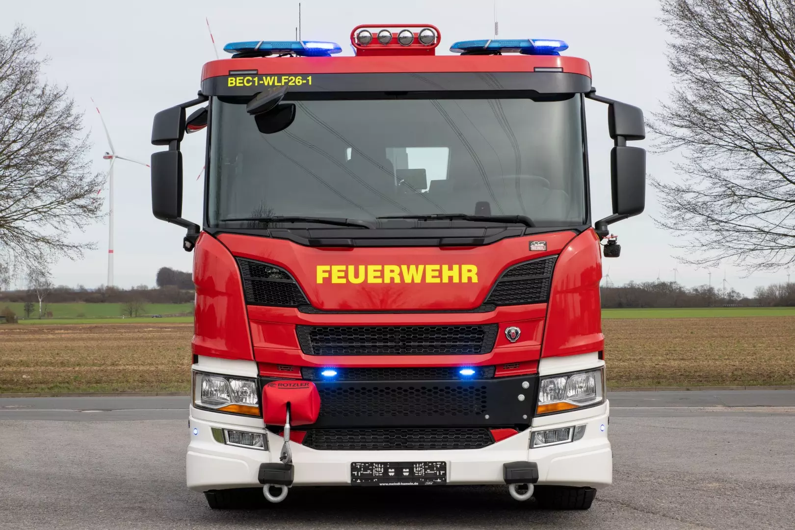 Wechsellader WLF Feuerwehr Beckum Rotzler Treibmatic Meiller
