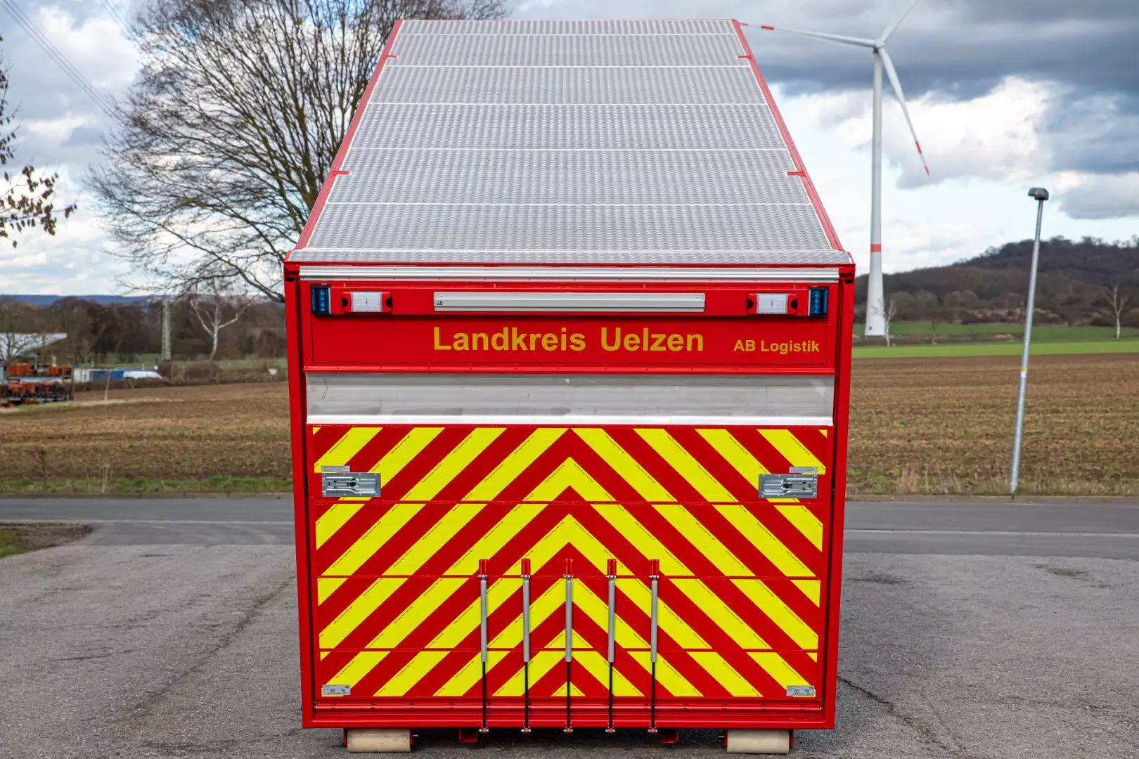 Abrollbehälter AB-Logistik Landkreis Uelzen Feuerwehr